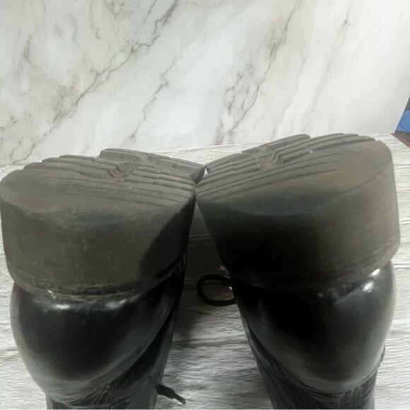 Military Army Drill Combat Parade Steel Toe Leather Boots - Picture 7 of 16